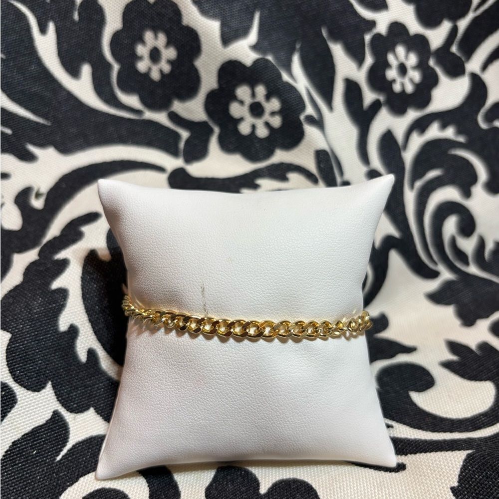 7” New! Women’s Dainty Thin Gold-tone Bracelet